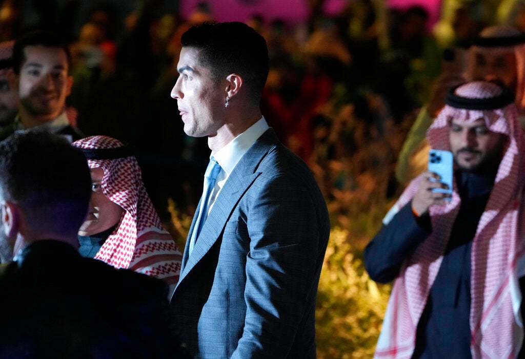 Cristiano Ronaldo fue la sensación en Arabia Saudita