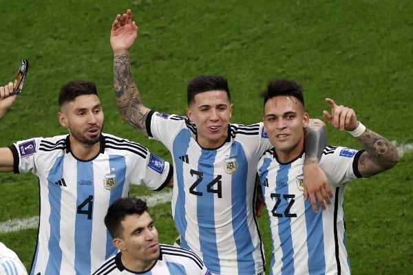 Junto a la Selección de Argentina 