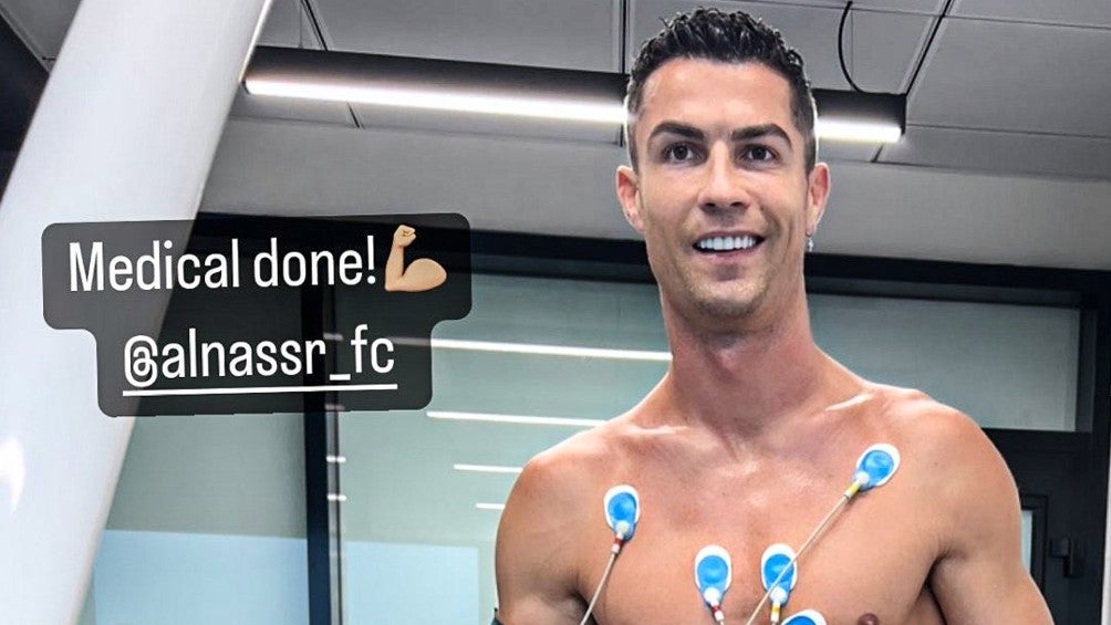 Cristiano Ronaldo pasó los exámenes médicos y físicos con el Al-Nassr