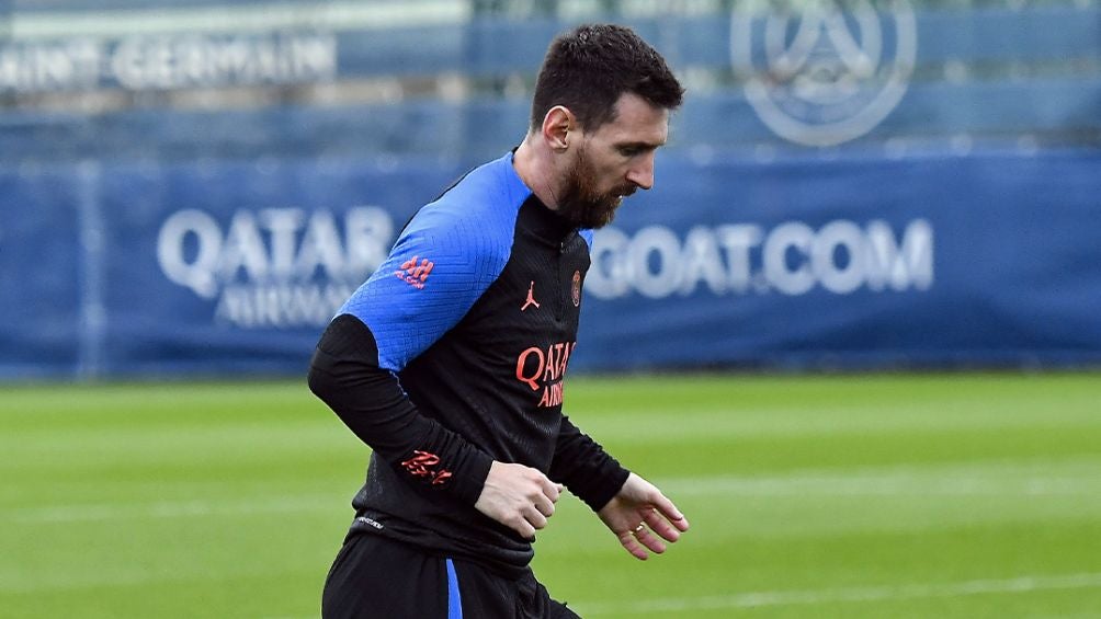 Lionel regreso a entrenar a París