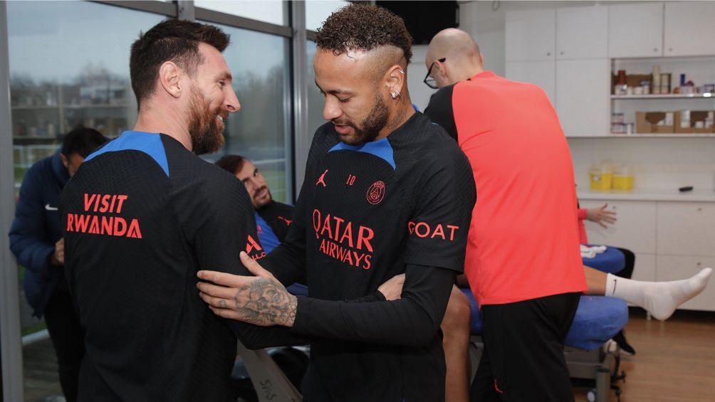 Messi junto a Neymar en su regreso al PSG