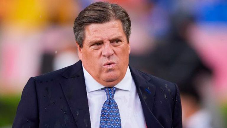 Miguel Herrera, previo a un juego de Tigres