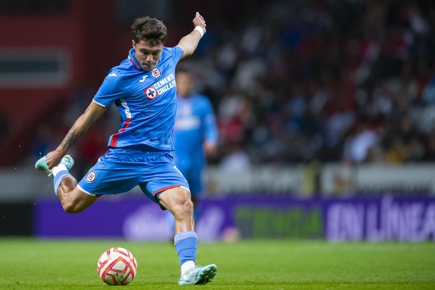 Huescas en un partido de Cruz Azul