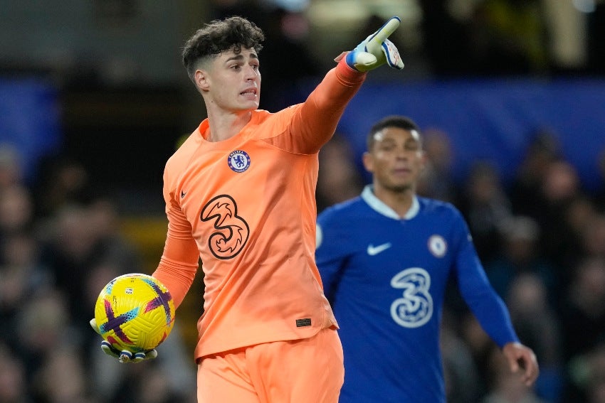 Kepa en el juego vs Manchester City