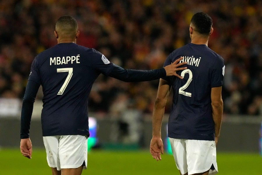 Hakimi y Mbappé tienen una relación excelente 