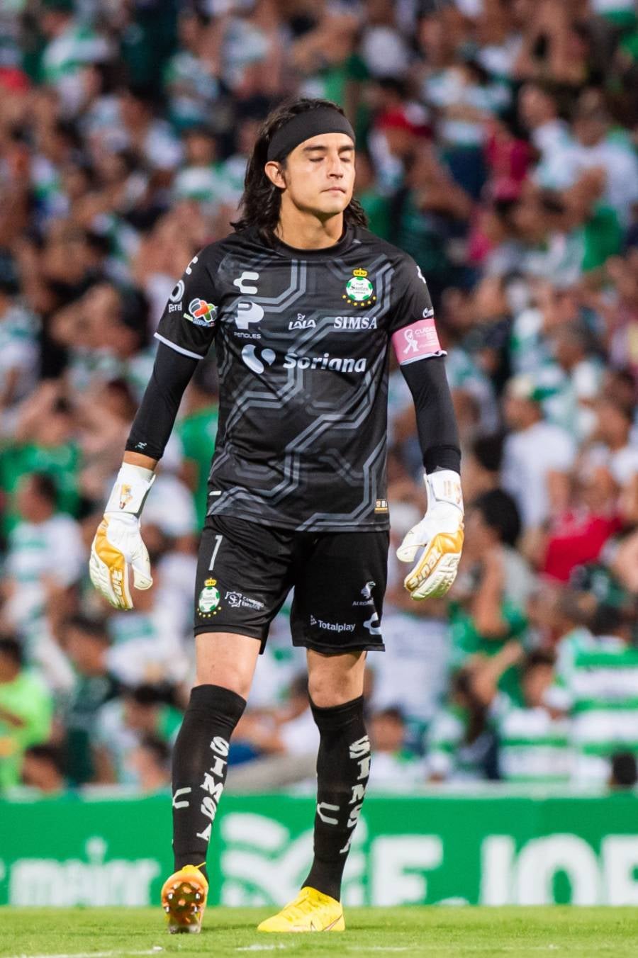 Acevedo en partido con el Santos Laguna 