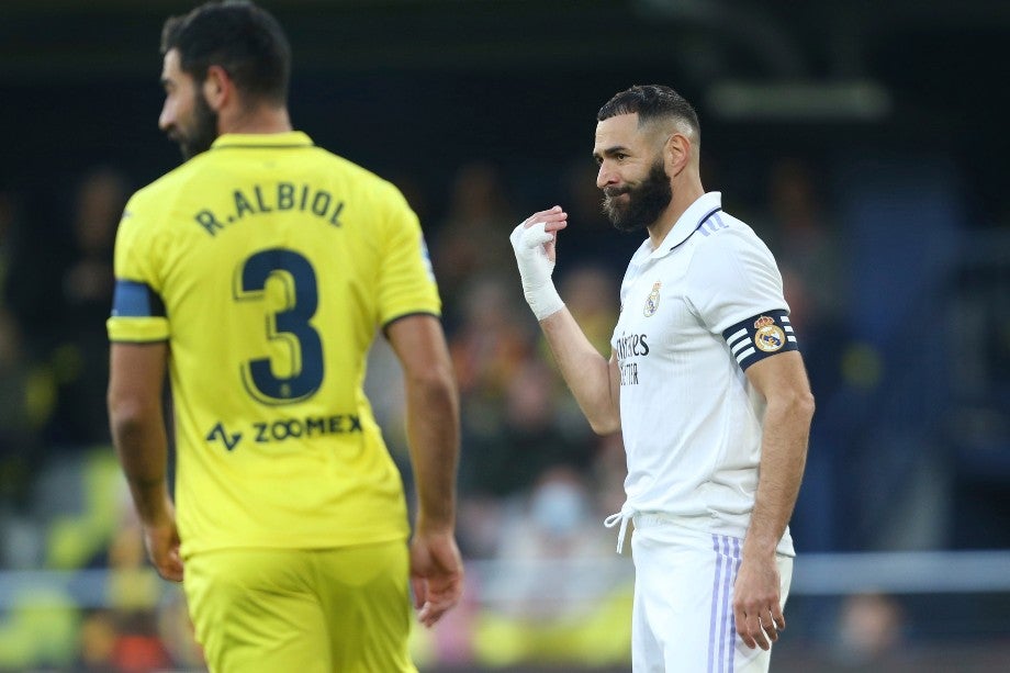 Karim Benzema ante el Villarreal 