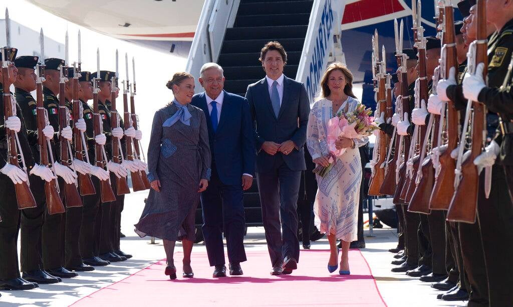 Justin Trudeau llegó a México