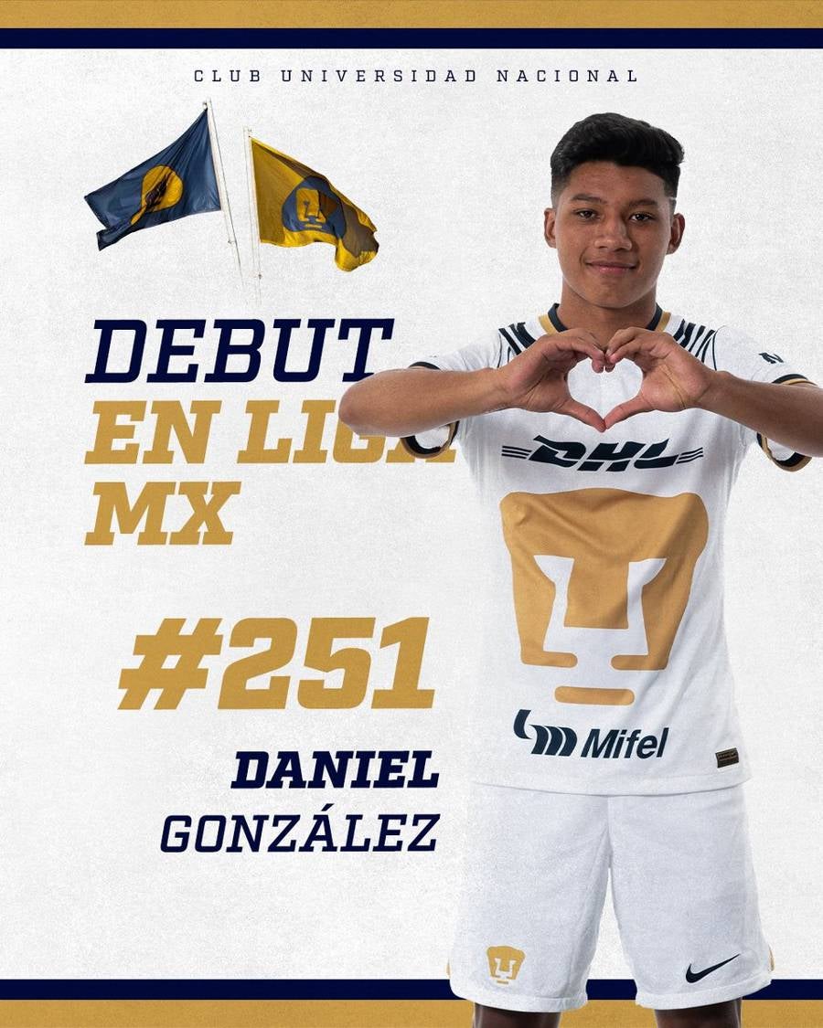 Daniel González porta la camiseta número 251