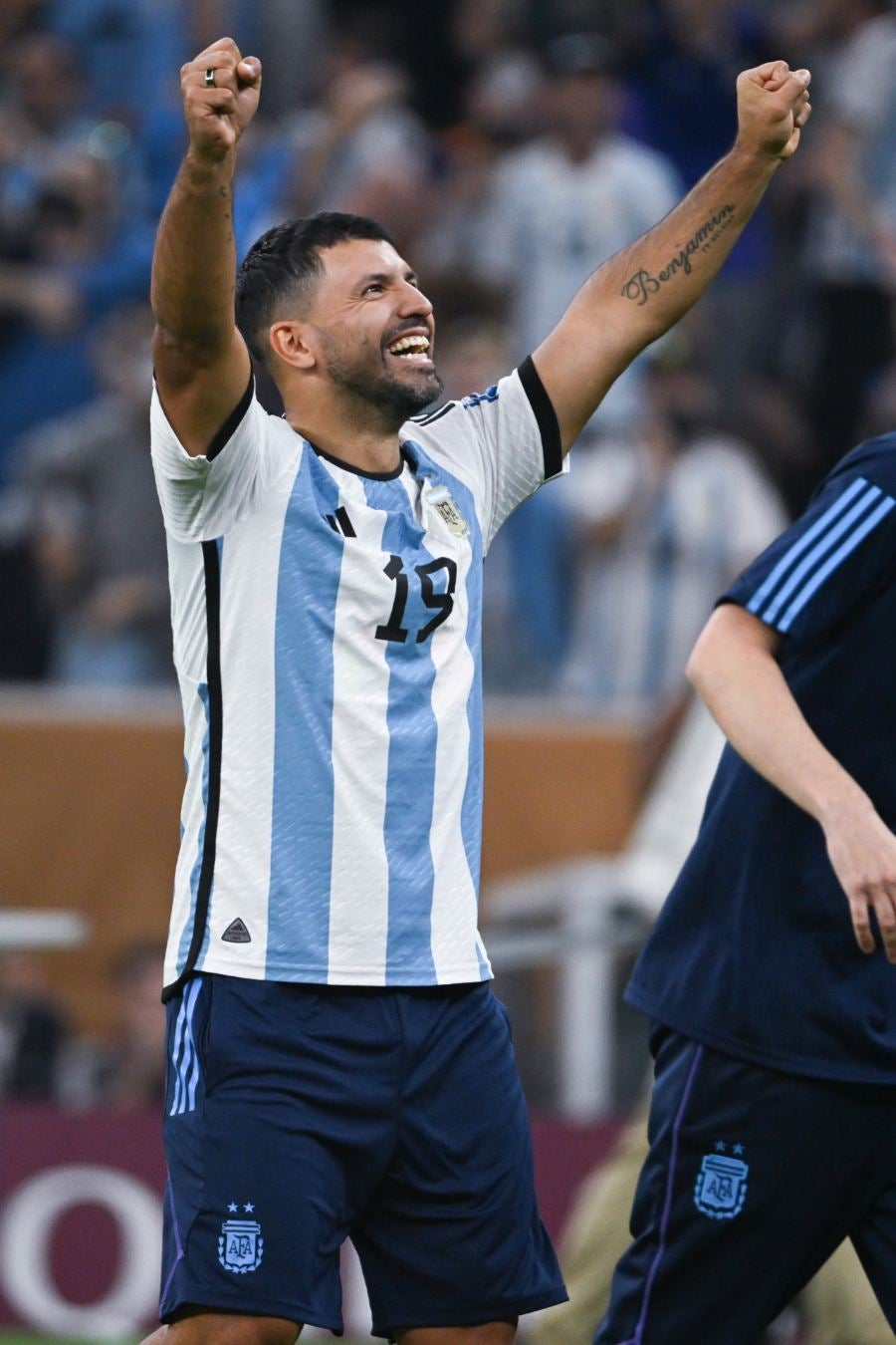 Kun Agüero en el Mundial de Qatar 2022