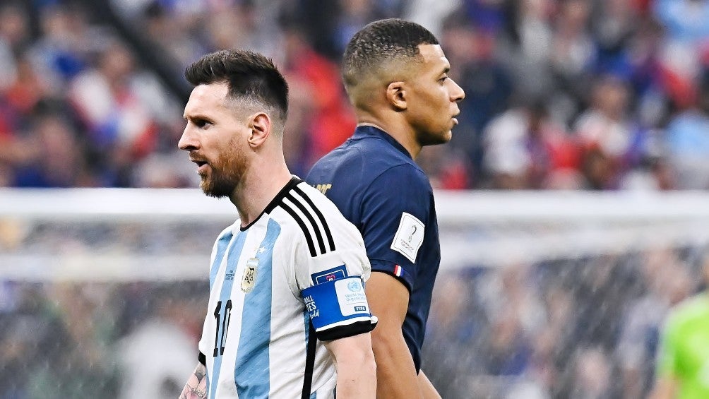 Mbappé y Messi en la Final de la Copa del Mundo