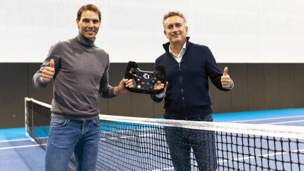 Nadal estuvo en compañía de Alejandro Agag