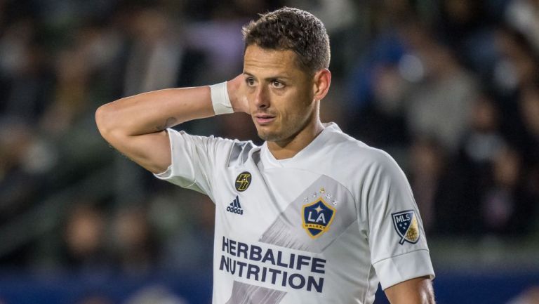 Chicharito Hernández en un partido de la MLS