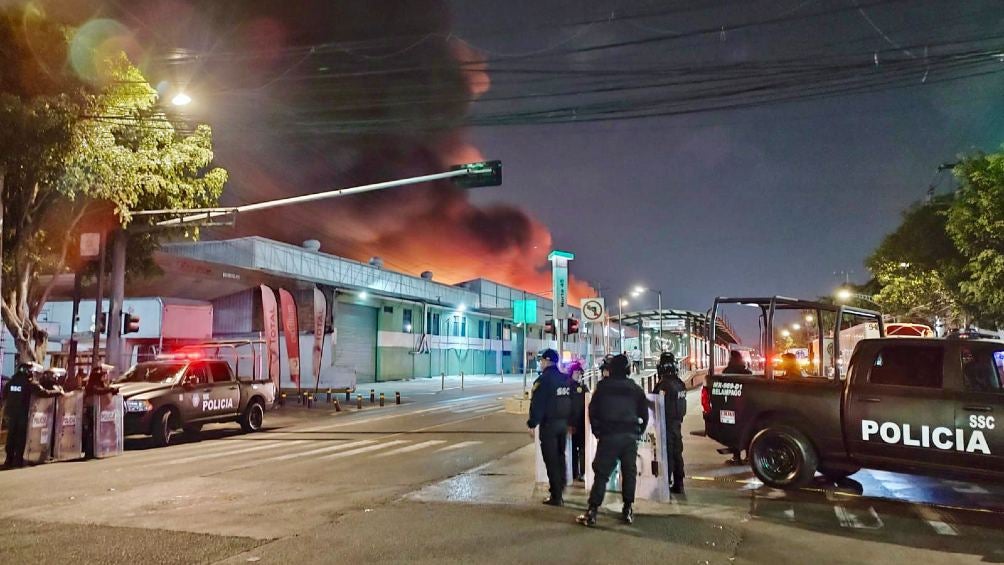 Incendio en Azcapotzalco