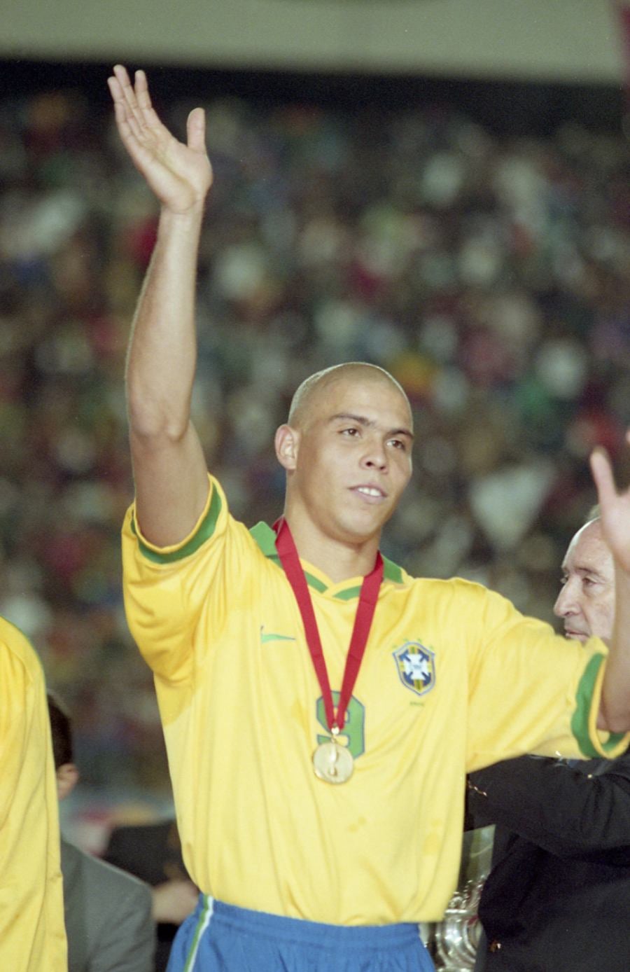 Ronaldo en sus mejores tiempos con Brasil 