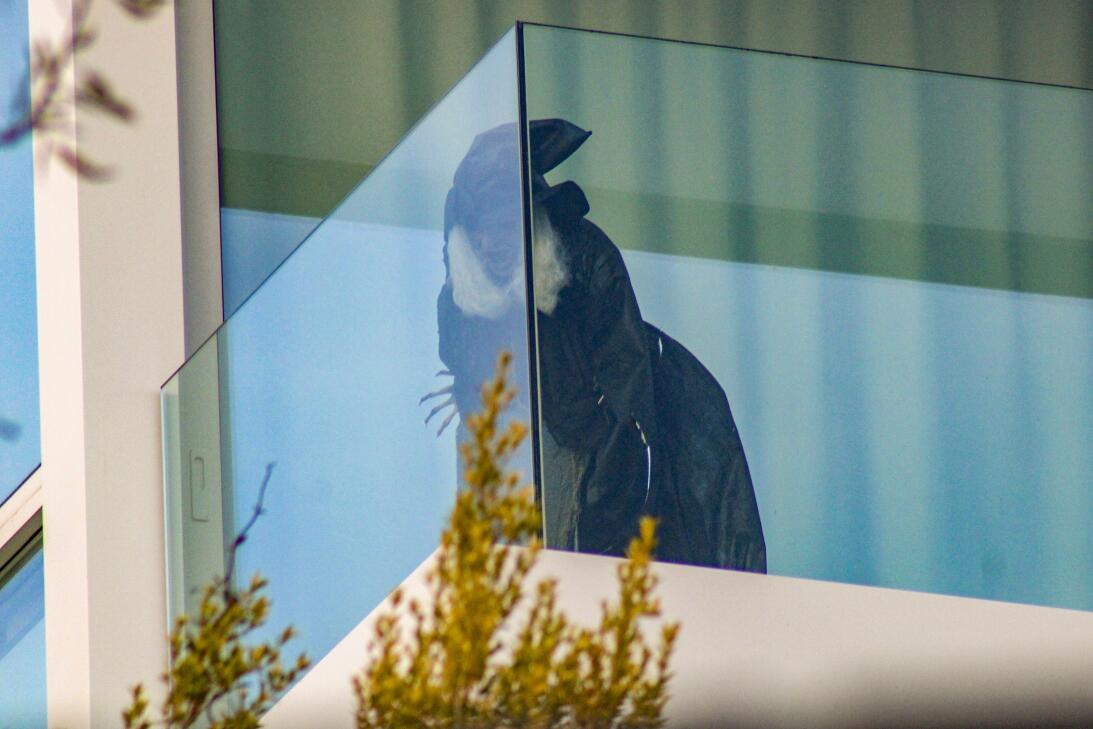 Bruja en la terraza de la casa de Shakira