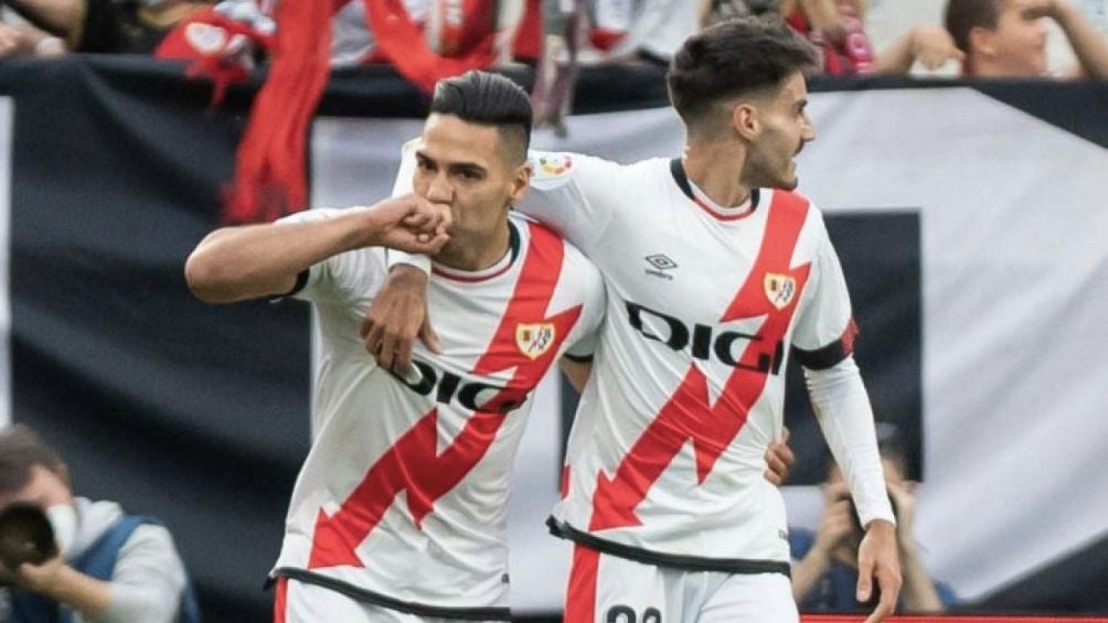 Falcao actualmente juega para el Rayo Vallecano