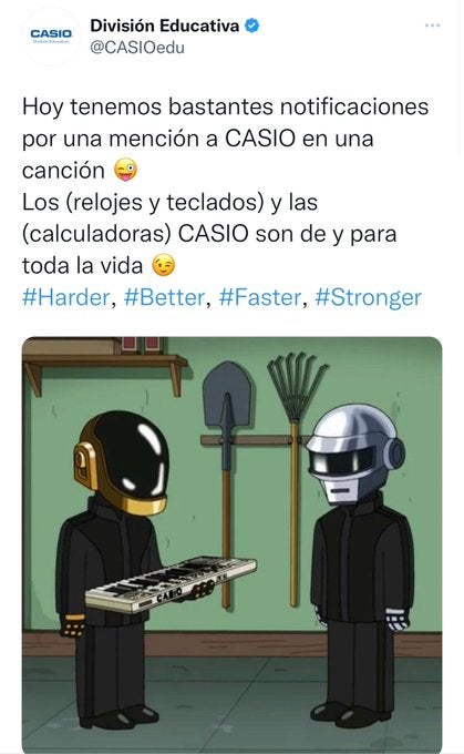 Casio ironizó con canción de Shakira