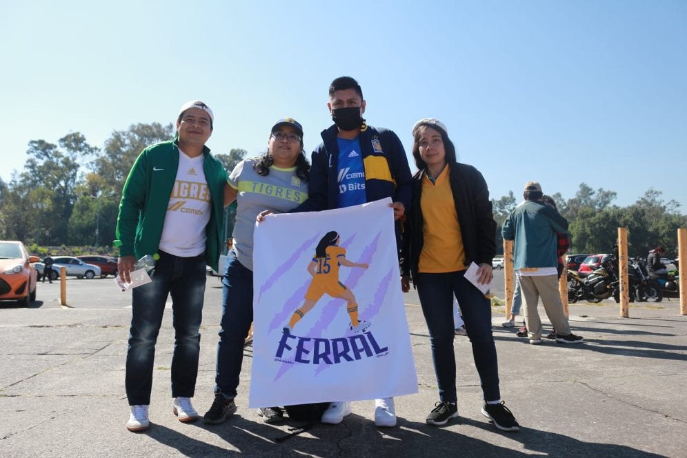 La afición presente para el Pumas vs Tigres