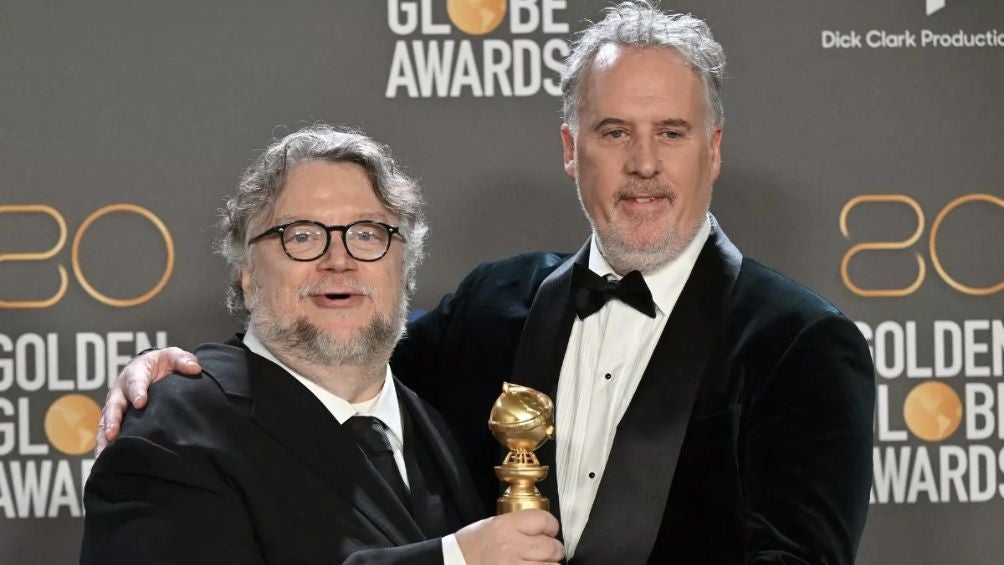 Guillermo del Toro tras ganar los Globe Awards