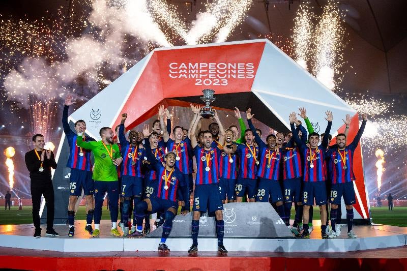 El Barcelona ganó la Supercopa de España