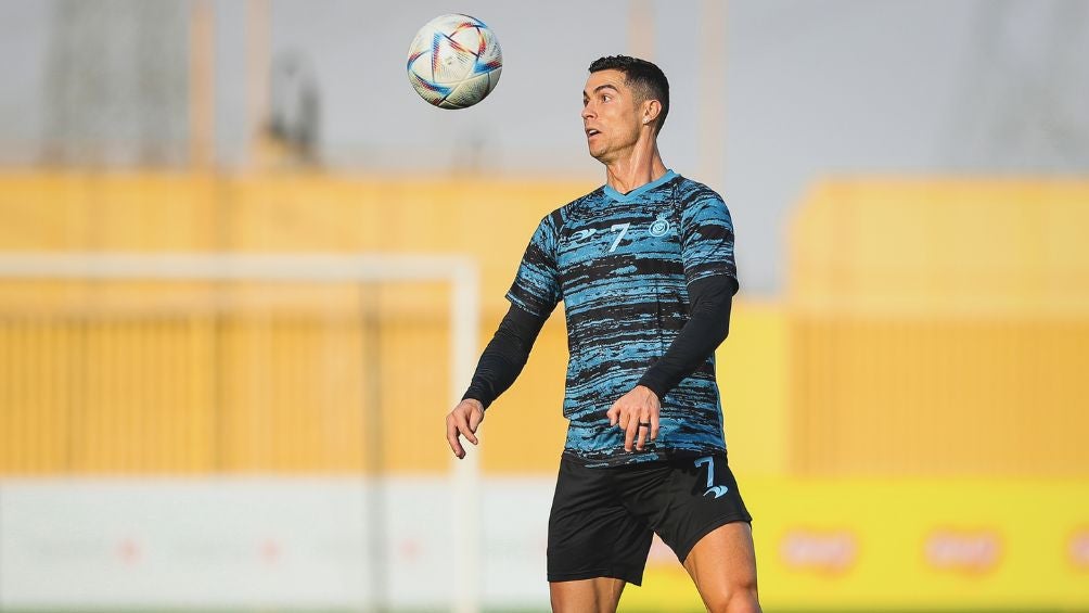 Cristiano entrenando con el Al-Nassr