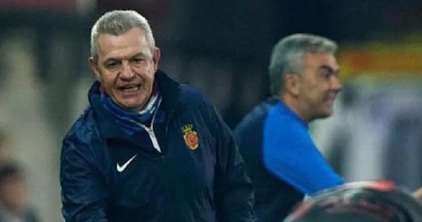 Javier Aguirre en partido con el Mallorca