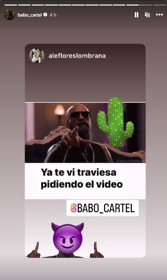 Babo se lo tomó con humor