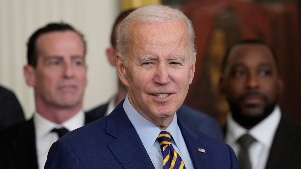 Joe Biden recibió al equipo en la Casa Blanca