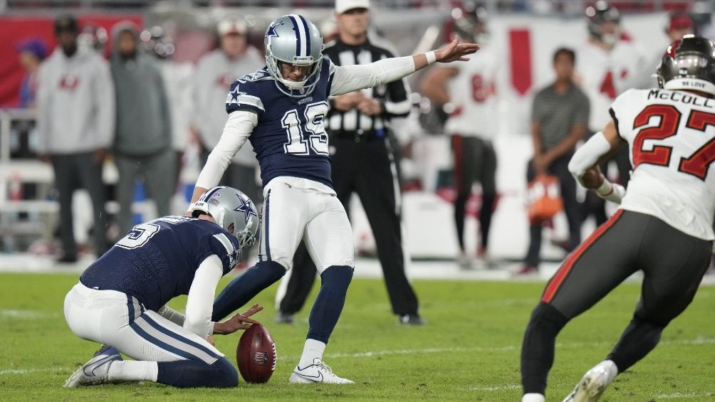 Brett Maher vs los Tampa Bay Buccaneers