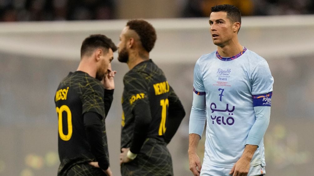 Lionel Messi y Cristiano se volvieron a encontrar en una cancha