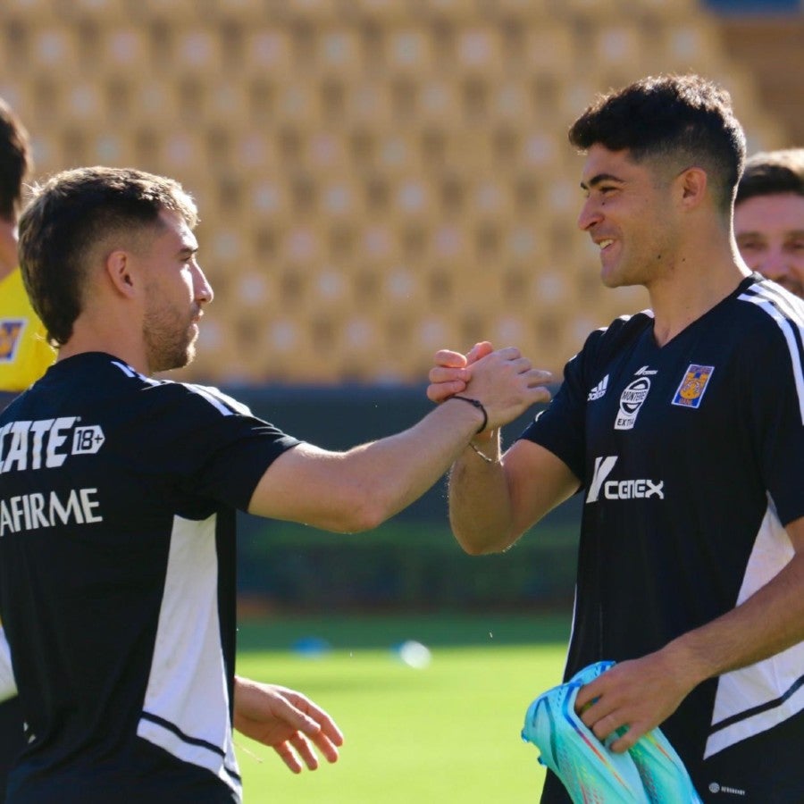 Ibáñez en entrenamiento con Tigres 