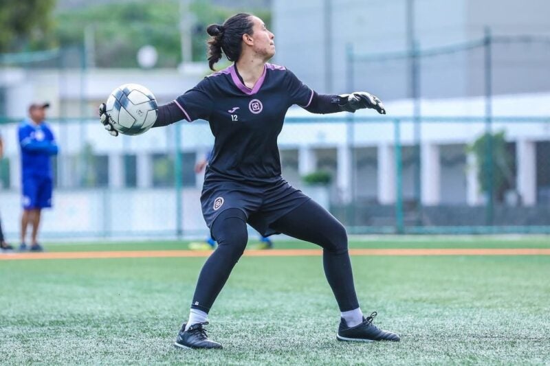 Gabriela Machuca con Cruz Azul