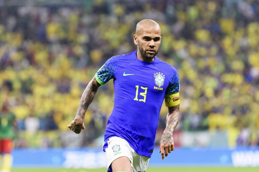 Dani Alves en el Mundial Qatar 2022