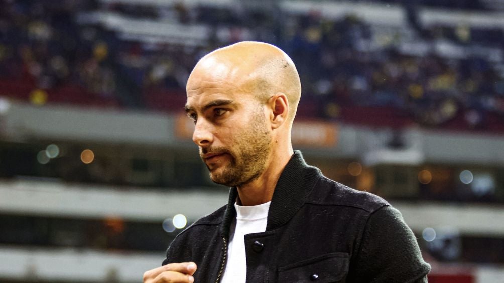 El técnico de La Franja en el Estadio Azteca tras el empate de Puebla