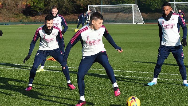 Arsenal en entrenamiento