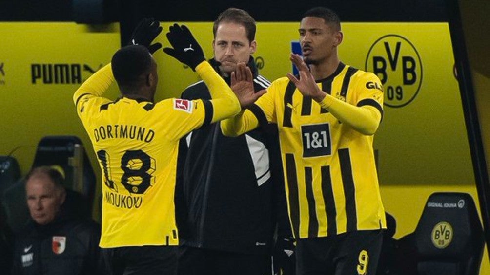 Sébastien Haller tras regresar con el Dortmund