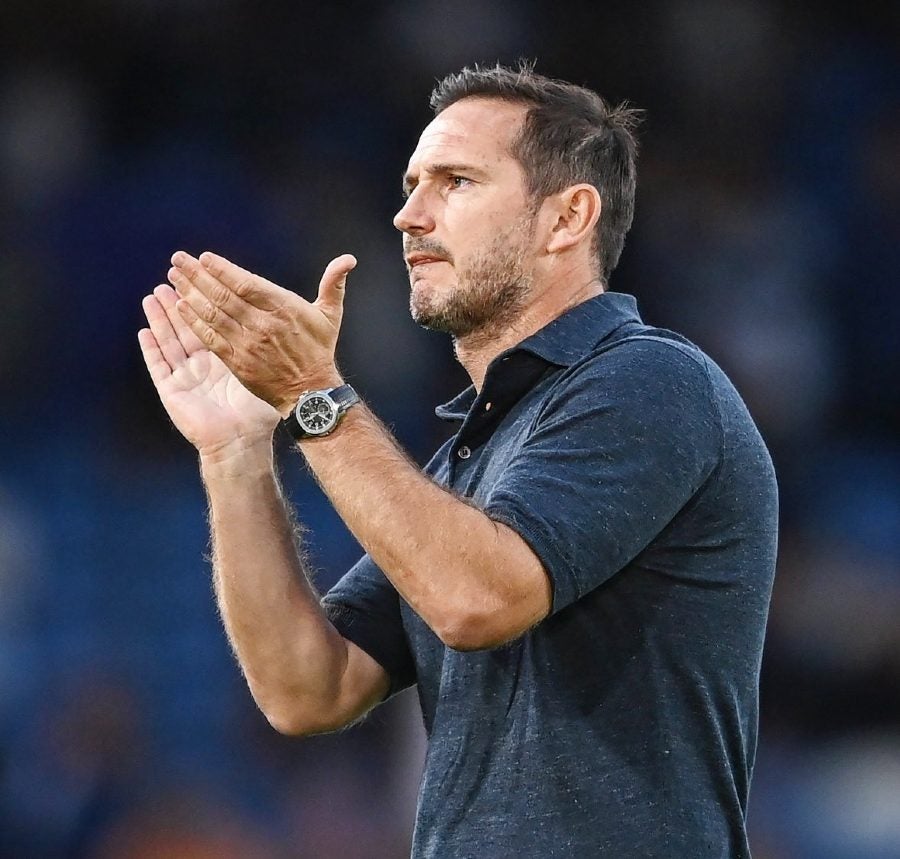 Frank Lampard como entrenador de Everton