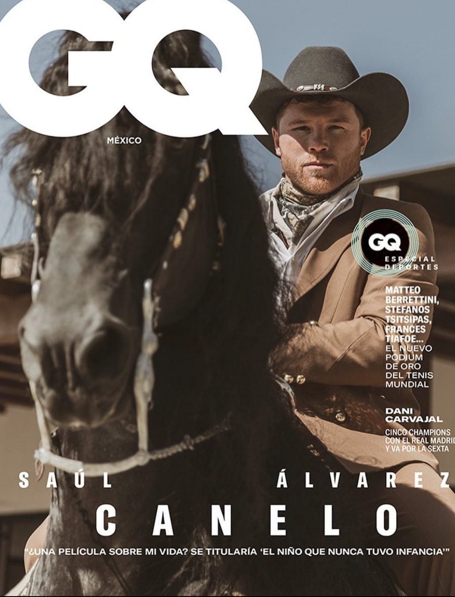 Canelo siendo portada de GQ