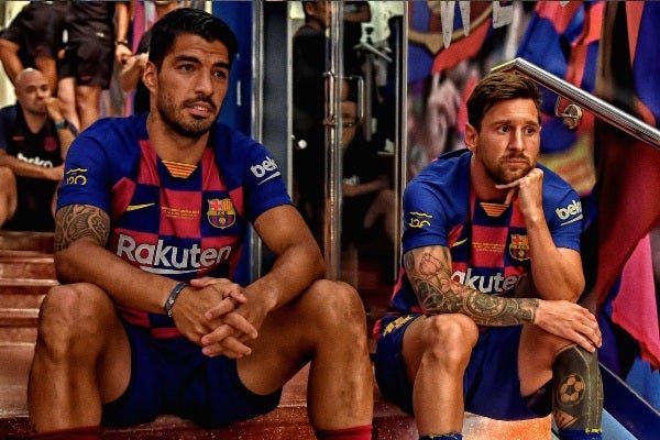 Messi y Suárez durante su etapa en Barcelona