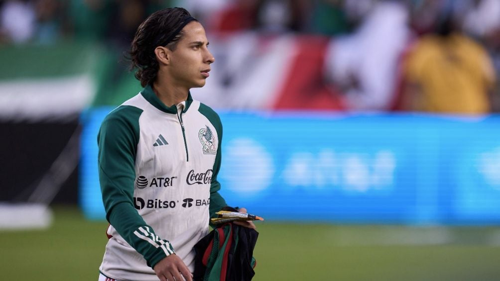 Lainez con la Selección Mexicana