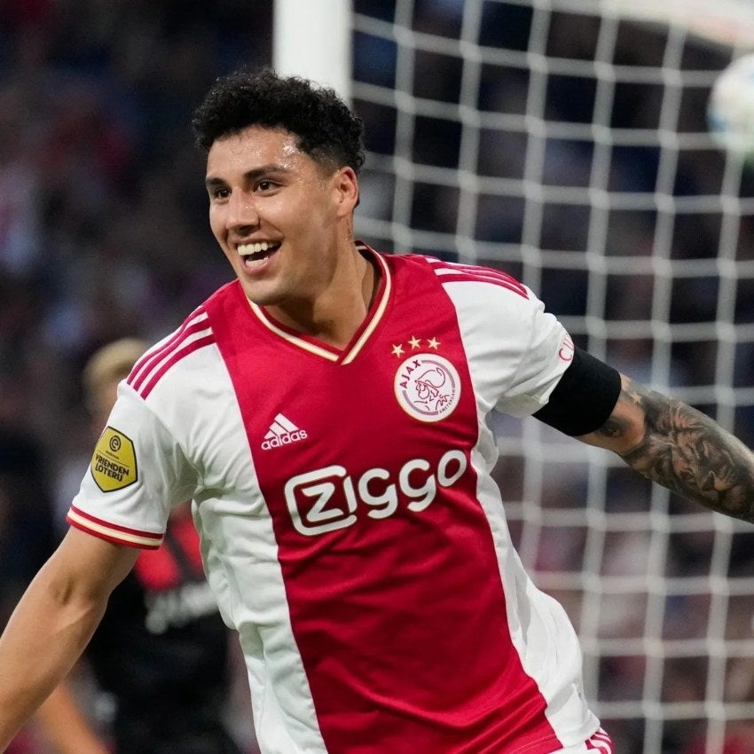 Jorge Sánchez en un partido de Ajax