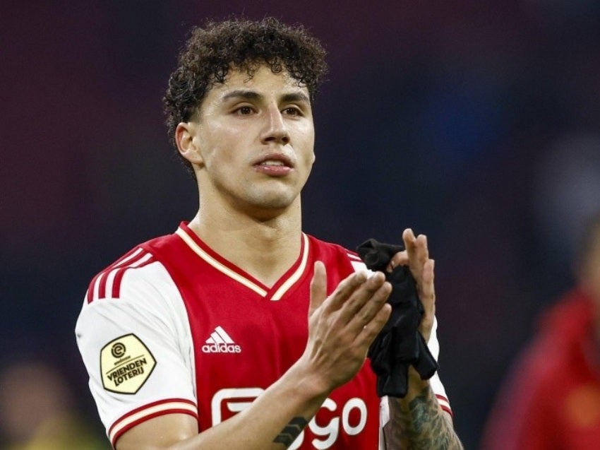 Jorge Sánchez en un partido de Ajax