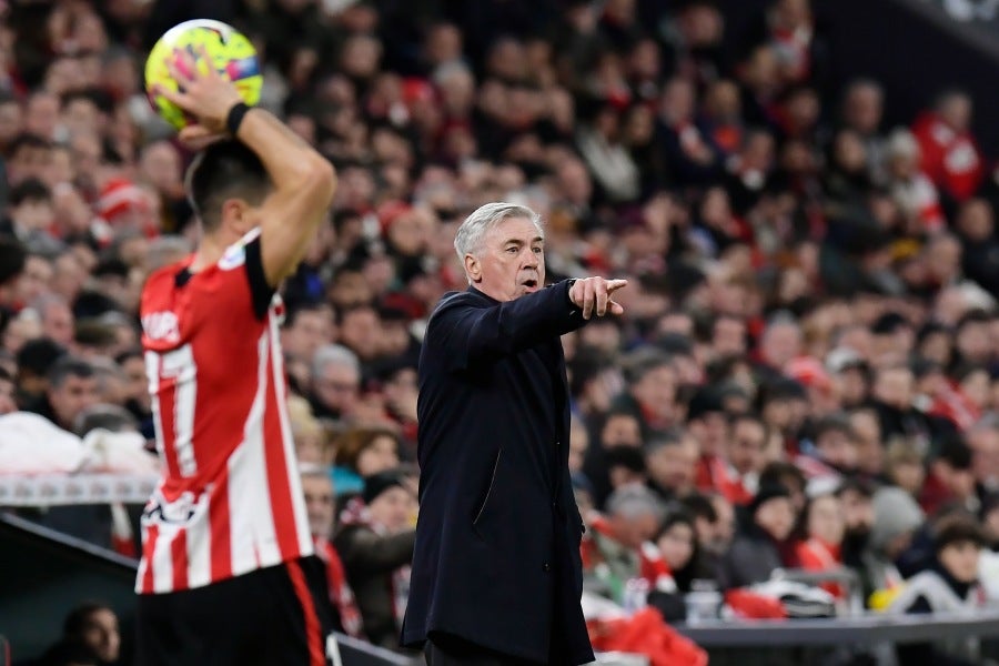 Carlo Ancelotti en Cuartos de la Copa del Rey 