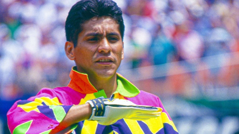 Jorge Campos fue titular en dos Copas del Mundo 