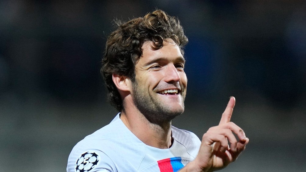 Marcos Alonso con el Barcelona