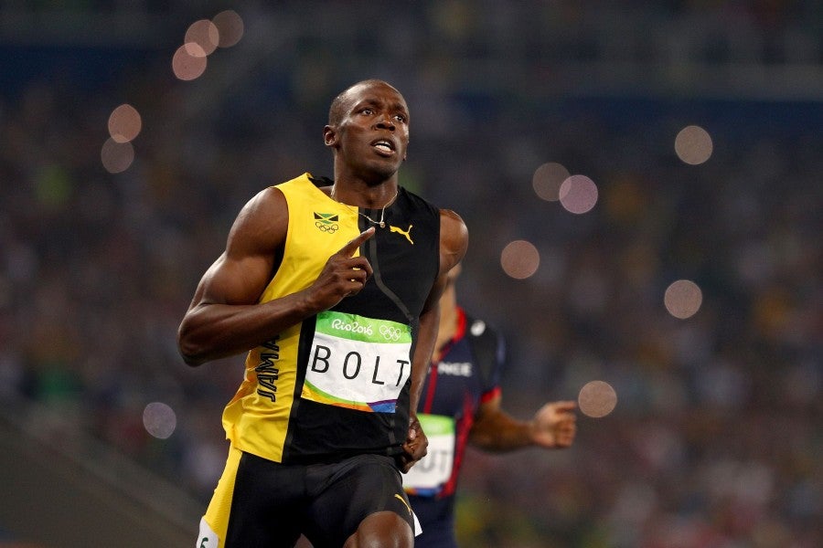 Usain Bolt en competencia