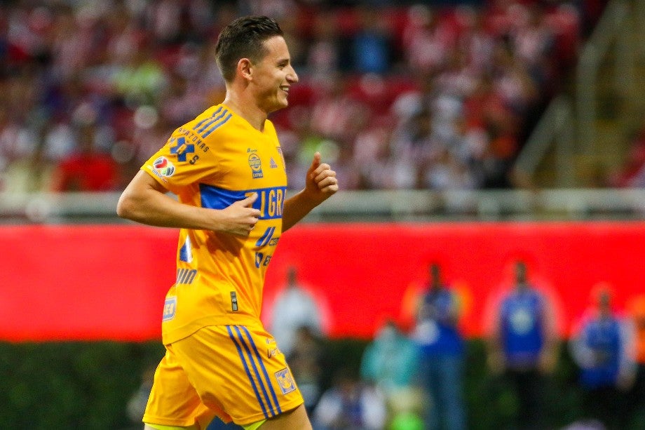 Florian Thauvin en partido con Tigres