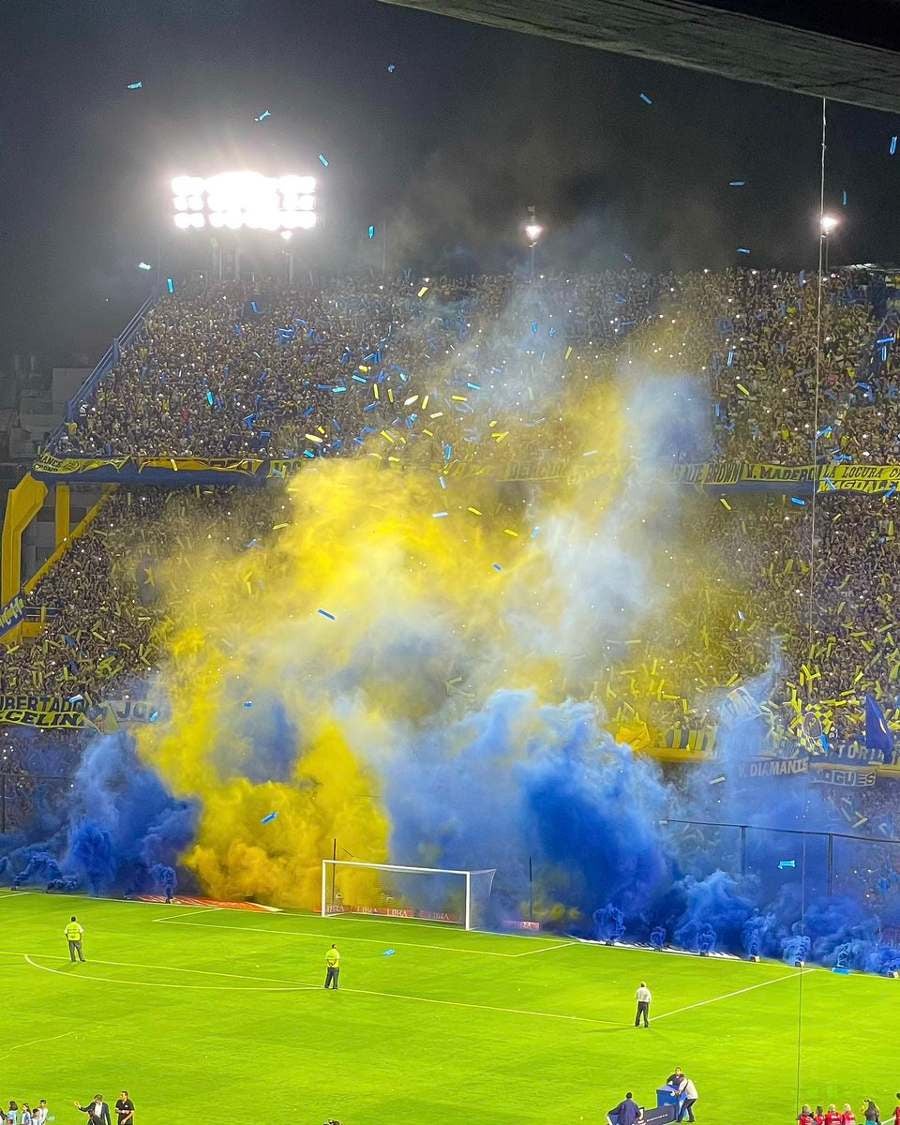 La Bombonera antes de un partido de Boca Juniors