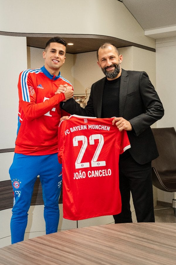 Joao Cancelo usará el 22 con el Bayern Munich